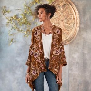 Sundance Valencia Velvet Kimono size Large